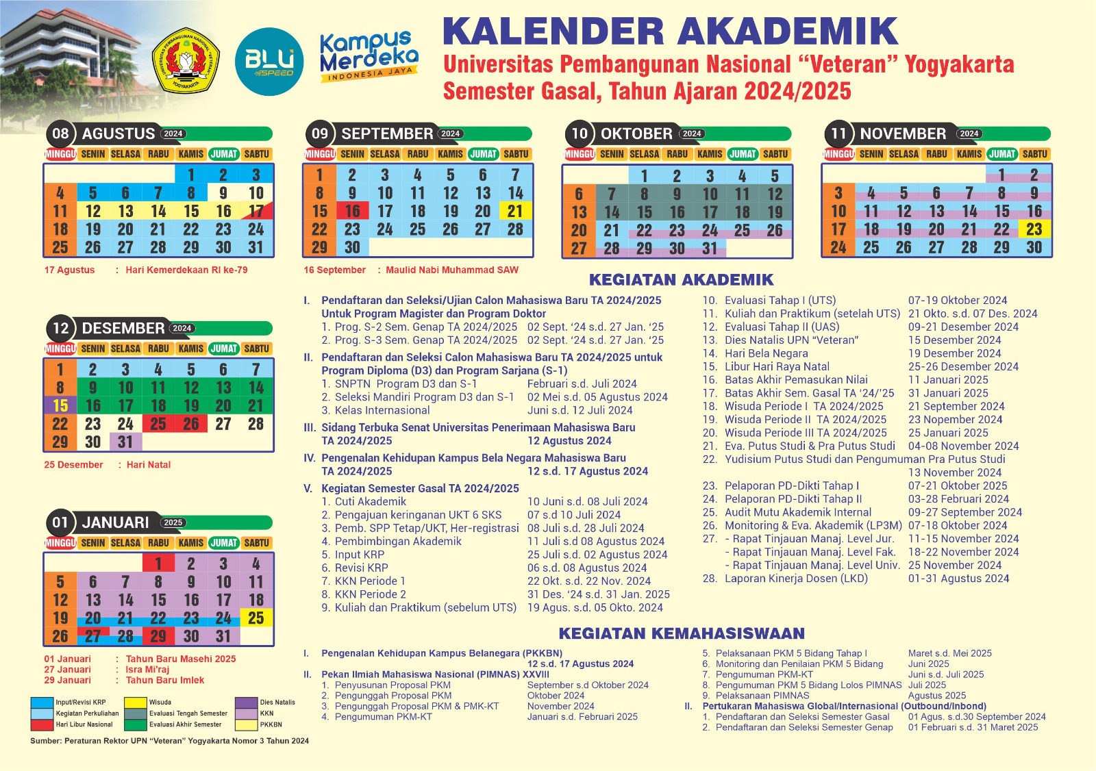 Kalender Akademik Semester Gasal 2024/2025 | BIRO AKADEMIK ...